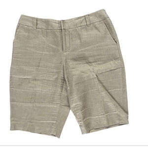 Grace Elements Linen Shorts Tan Women's Size 8